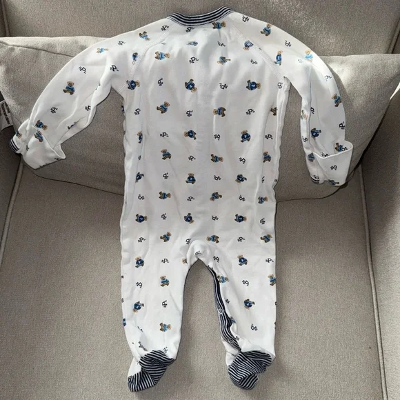 Polo Ralph Lauren Baby Boys’ Cotton Coverall Bundle 3-6M - Picture 6 of 10